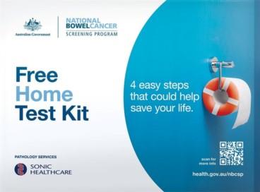 free home test kit banner